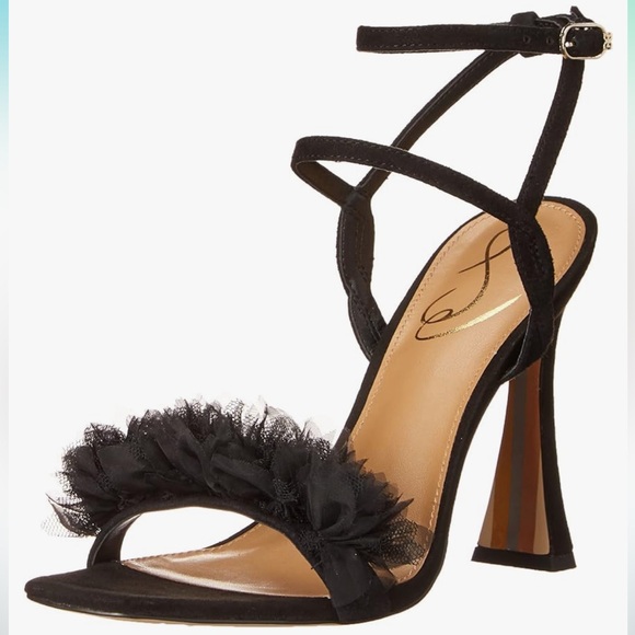 Sam Edelman Leilani Strappy Heel Black - Picture 1 of 3